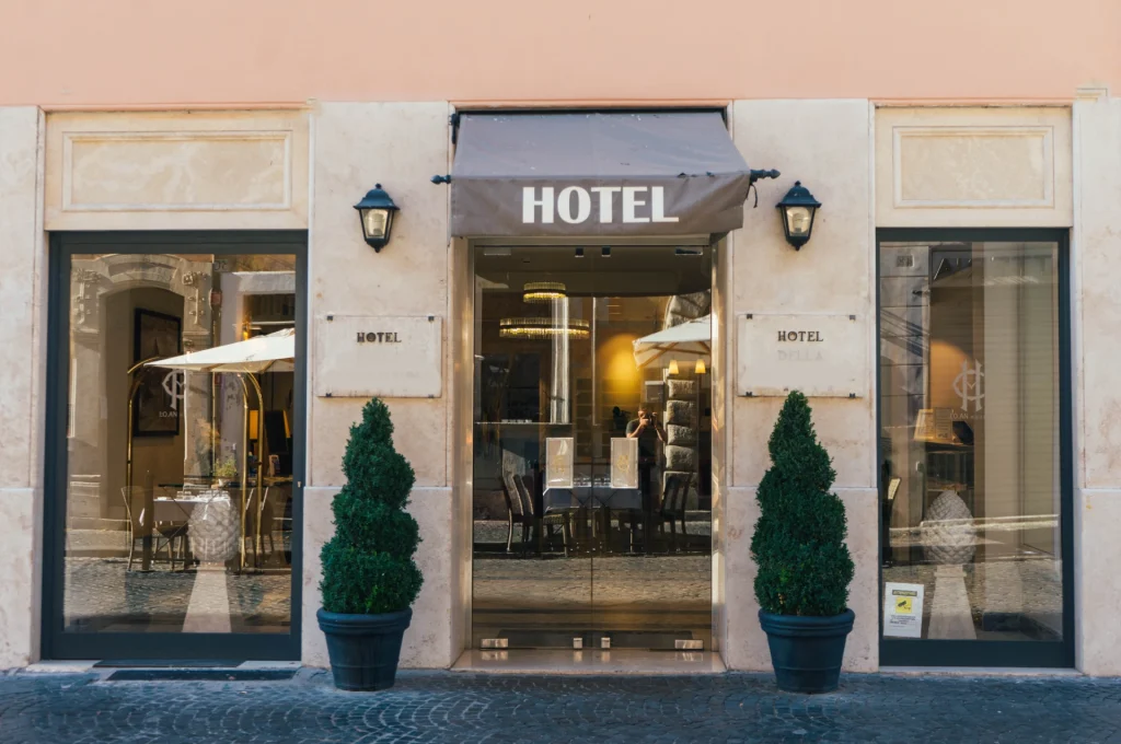 Pulizia camere hotel