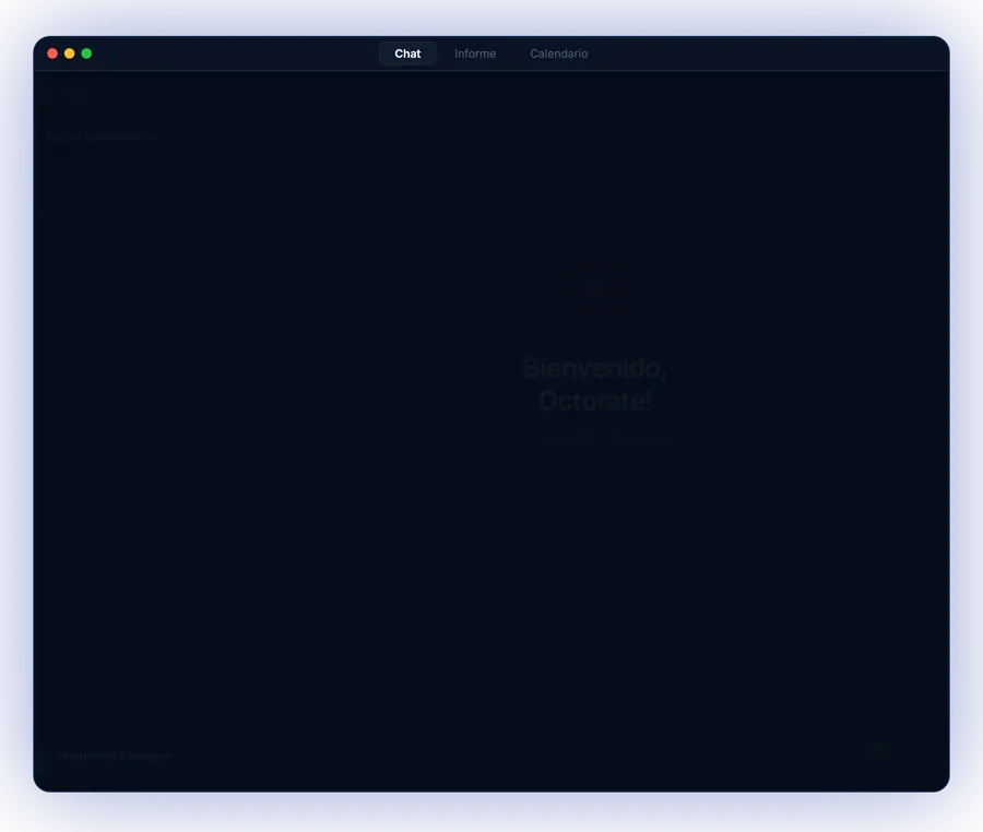 Octorate AI assistant interface